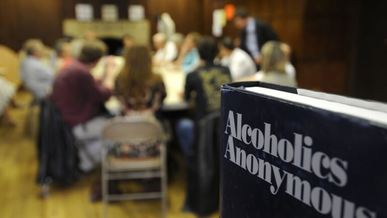 AA Alcoholics Anonymous Meeting